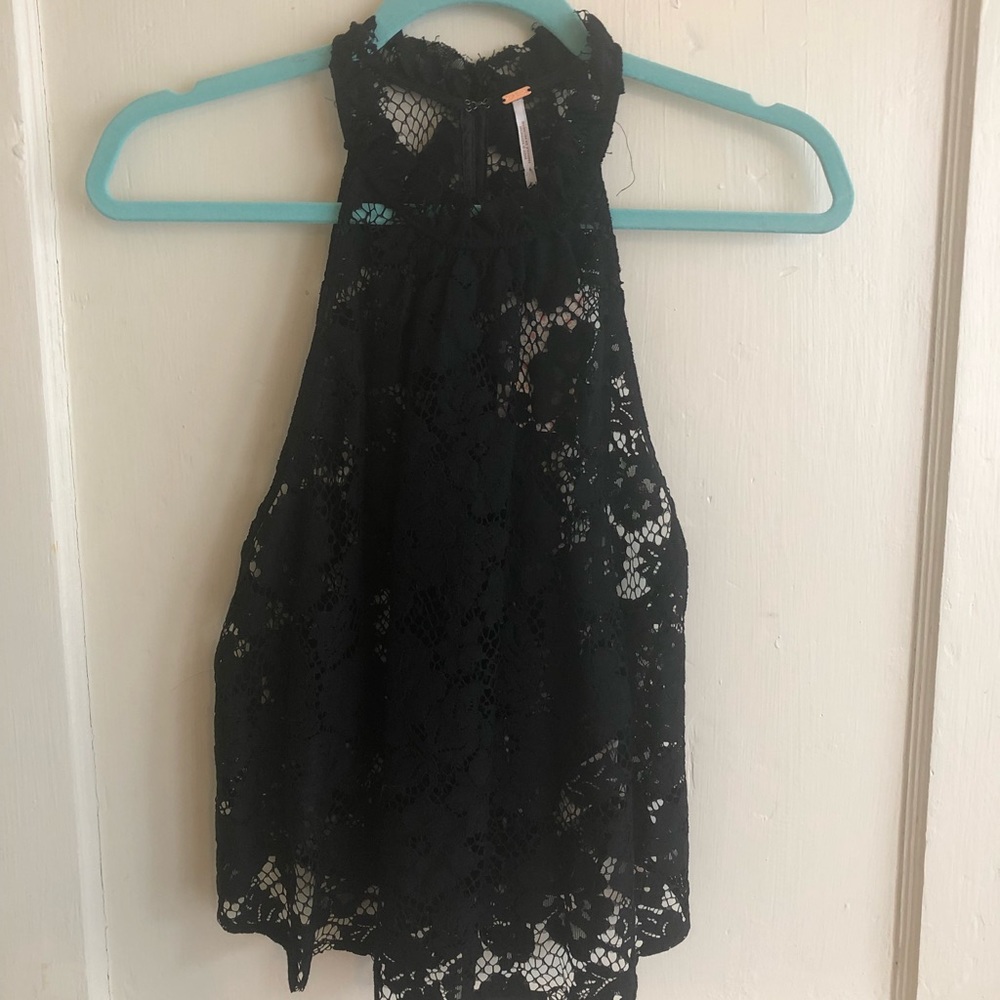 NWT free people lace top. XS